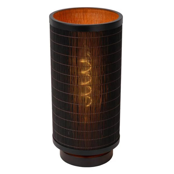 Lucide TAGALOG - Lampe de table - Ø 15 cm - 1xE27 - Noir - détail 1